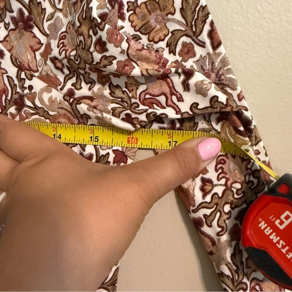 Ted Baker Britani Wildlife print U-bar Cotton blend Top Boho Whimsical Size 3 - Picture 5 of 9